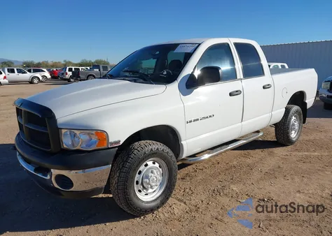 2003 Dodge Ram 2500 Slt/Laramie/St из США, поврежденный, VIN 3D7KU28W83G806692